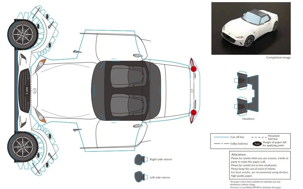 Manualidades con aire nipón: Lexus y Mazda nos traen origamis y recortables para pasar el confinamiento Manualidades con aire nipón: Lexus y Mazda nos traen origamis y recortables para pasar el confinamiento