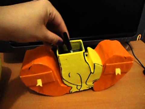 Manualidades Alhajero y organizador de piolin - YouTube Manualidades Alhajero y organizador de piolin - YouTube