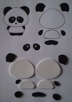 Manualidades y Arte: Cómo hacer un llavero de osa panda paso a paso Manualidades y Arte: Cómo hacer un llavero de osa panda paso a paso
