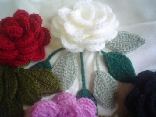 Manualidades Y Artesania!!: Claveles Crochet