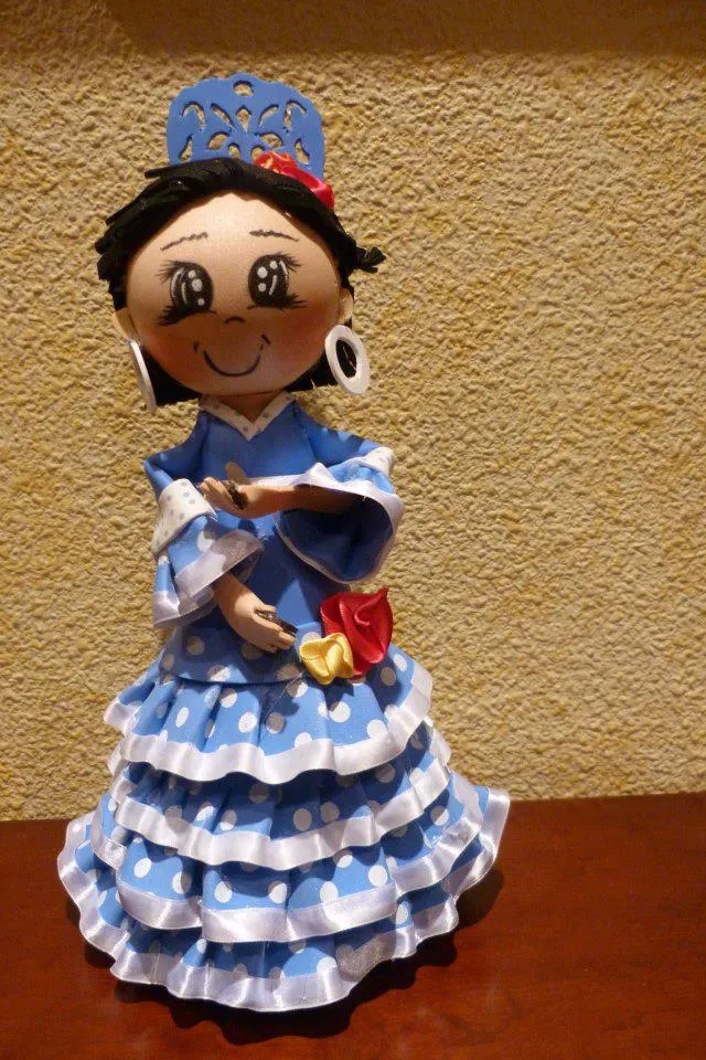 Manualidades de Asun.: Fofucha sevillana