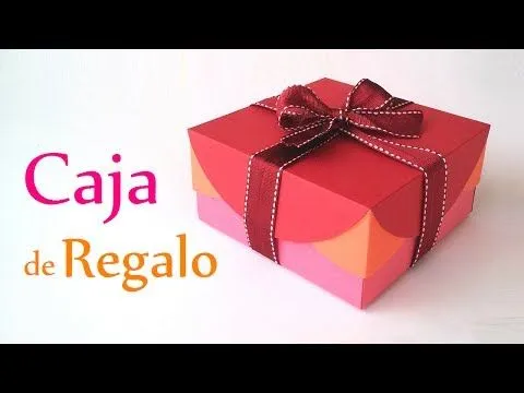 Manualidades: CAJA de REGALO (Fácil) - Innova Manualidades - YouTube Manualidades: CAJA de REGALO (Fácil) - Innova Manualidades - YouTube