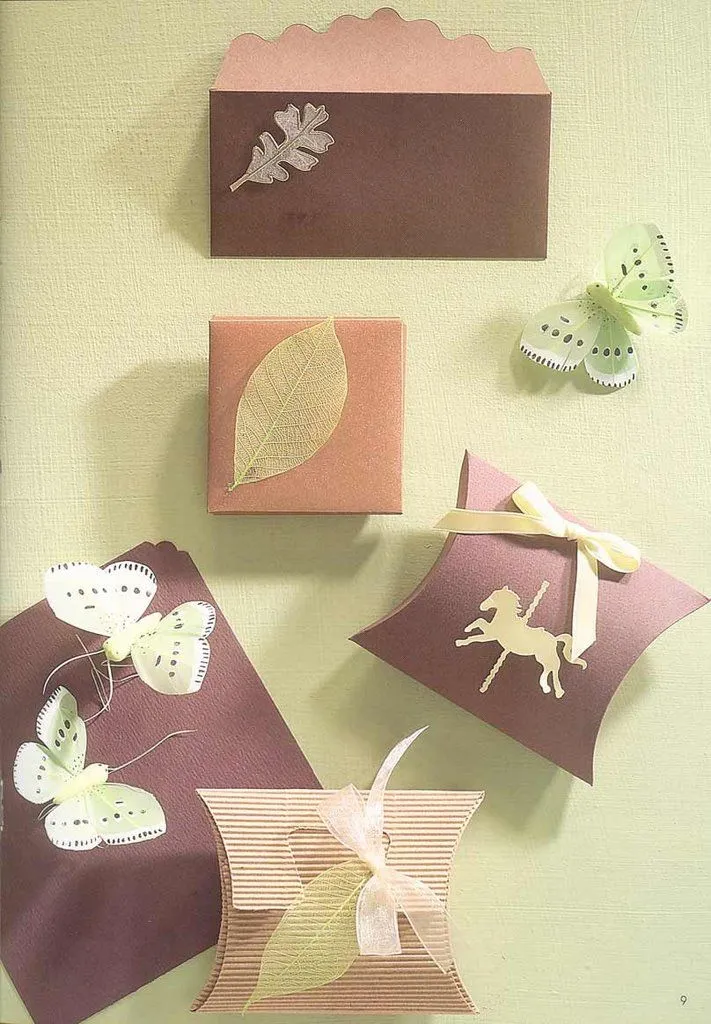 Manualidades: Cajas originales y bellos sobres