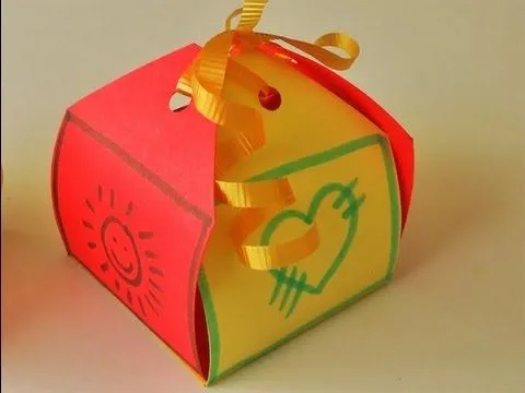 Manualidades - Cajita para regalo (fácil) - Manualidades para ... Manualidades - Cajita para regalo (fácil) - Manualidades para ...
