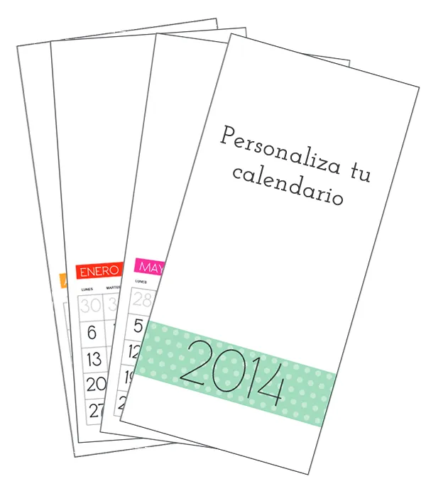 Manualidades: Cómo hacer calendario personalizado 2014 Manualidades: Cómo hacer calendario personalizado 2014