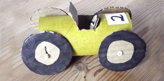 Manualidades para hacer un carro - Imagui