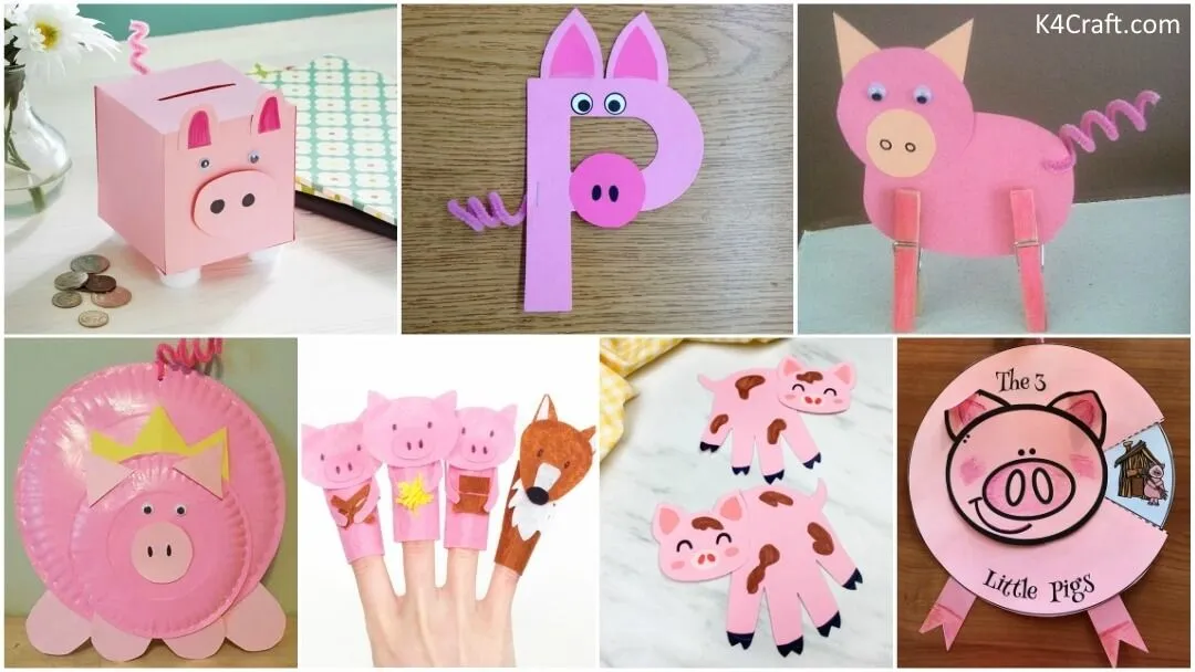 MANUALIDADES DE CERDO ROSA PARA PREESCOLARES Y NIÑOS PEQUEÑOS MANUALIDADES DE CERDO ROSA PARA PREESCOLARES Y NIÑOS PEQUEÑOS