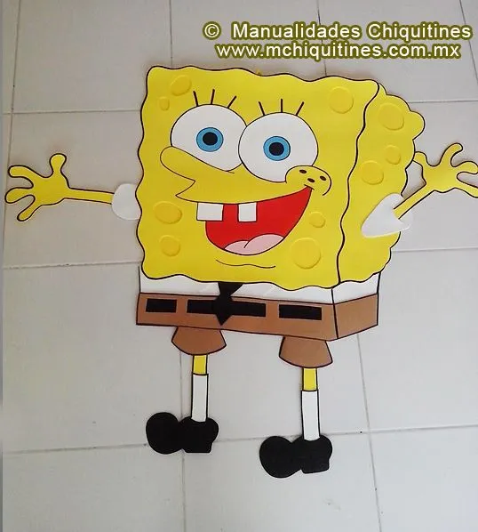 Manualidades Chiquitines: Figuras de Foamy de personajes de Bob ...