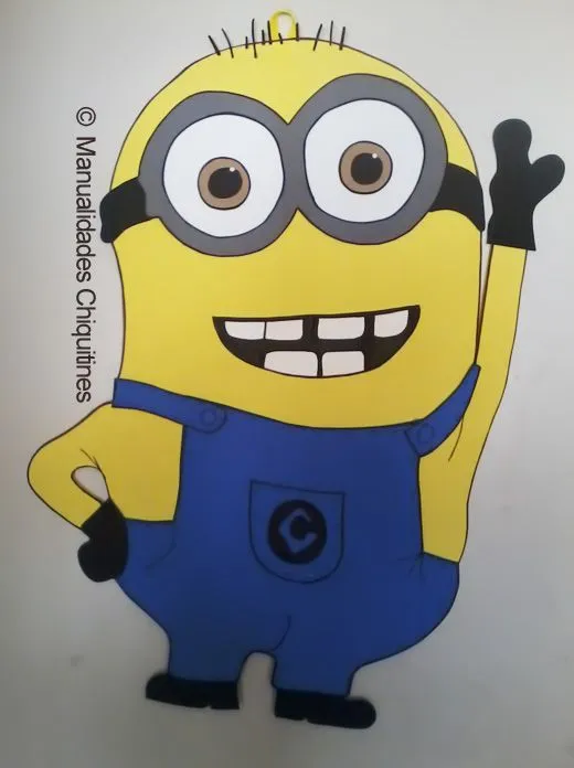 Manualidades Chiquitines: Minions en foamy.