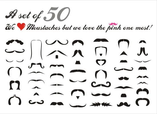 De todas las Manualidades: Chupetes de bebé con bigotes de fieltro De todas las Manualidades: Chupetes de bebé con bigotes de fieltro