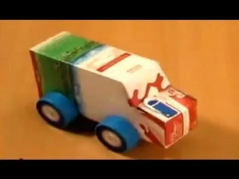 Manualidades | Como hacer un coche con reciclaje - YouTube Manualidades | Como hacer un coche con reciclaje - YouTube