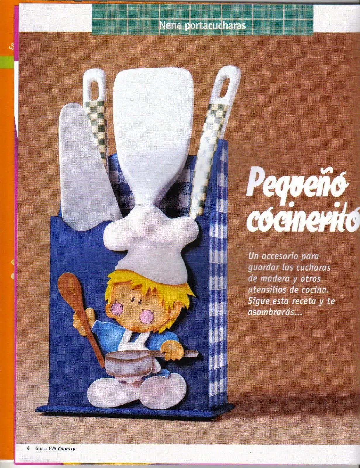 Manualidades para la cocina en goma eva - Revistas de manualidades ...