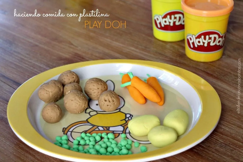 Manualidades y comida de plastilina - El taller de las cosas bonitas Manualidades y comida de plastilina - El taller de las cosas bonitas