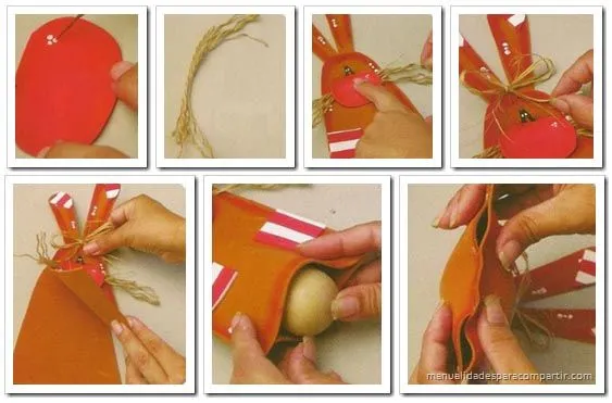 Manualidades para compartir: CONEJITOS DE PASCUA EN GOMA EVA Manualidades para compartir: CONEJITOS DE PASCUA EN GOMA EVA