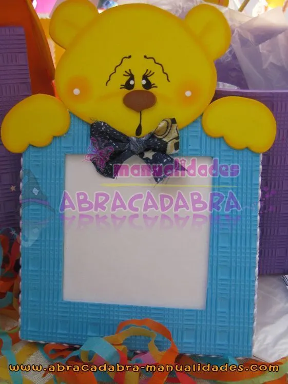 Manualidades Para Compartir Osito De Goma Eva Decorar Carpeta ...