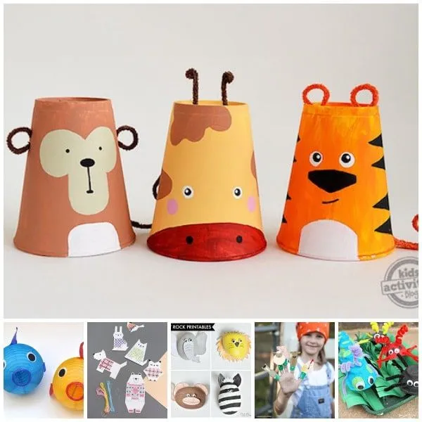 6 manualidades para niños de animales