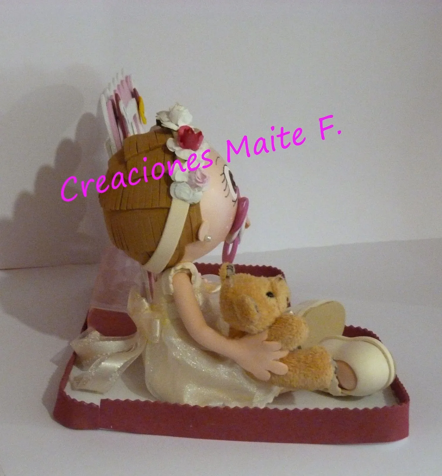 Manualidades y Creaciones Maite F.: FOFUCHA BEBE NIÑA CON MARCO FOTOS ROSA Manualidades y Creaciones Maite F.: FOFUCHA BEBE NIÑA CON MARCO FOTOS ROSA