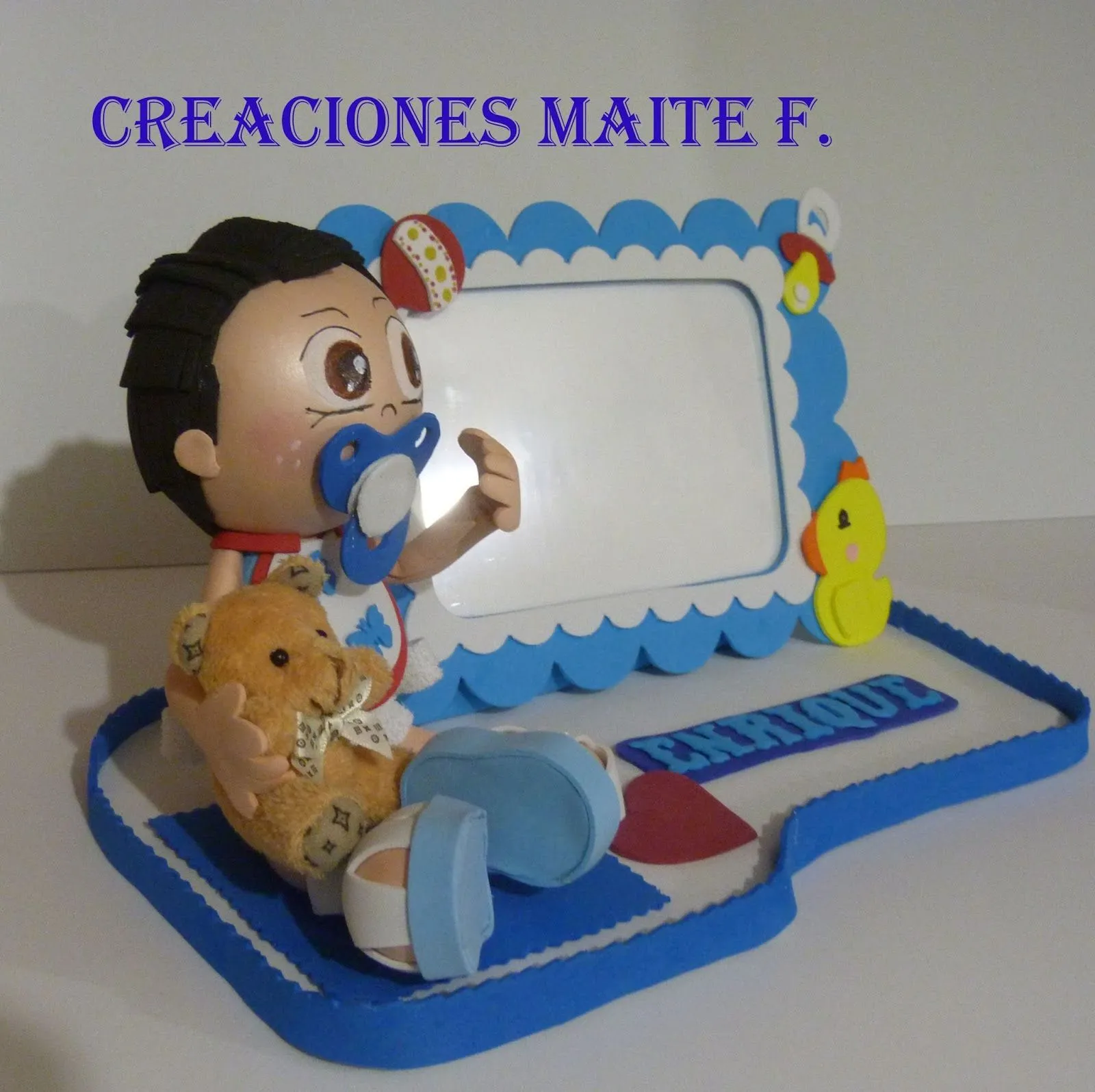 Manualidades y Creaciones Maite F.: FOFUCHO BEBE CON MARCO DE FOTOS Manualidades y Creaciones Maite F.: FOFUCHO BEBE CON MARCO DE FOTOS