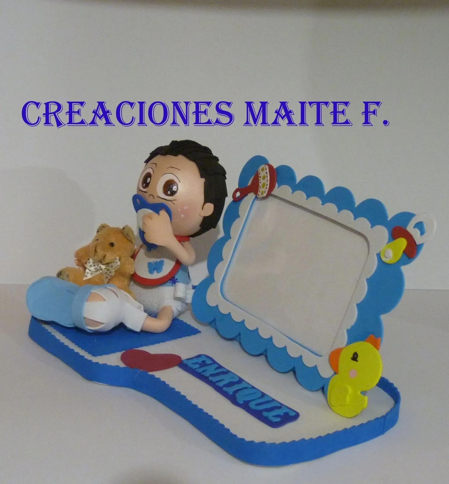 Manualidades y Creaciones Maite F.: FOFUCHO BEBE CON MARCO DE FOTOS Manualidades y Creaciones Maite F.: FOFUCHO BEBE CON MARCO DE FOTOS