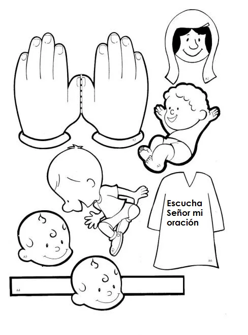 Manualidades cristianas para colorear ~ Dibujos Cristianos Para ...