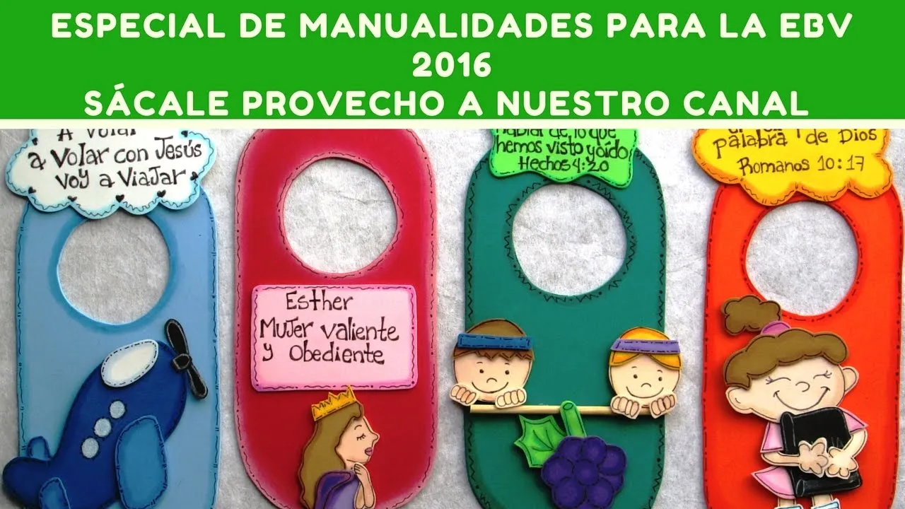 Manualidades cristianas, EBV / portachapas de fomi - YouTube Manualidades cristianas, EBV / portachapas de fomi - YouTube