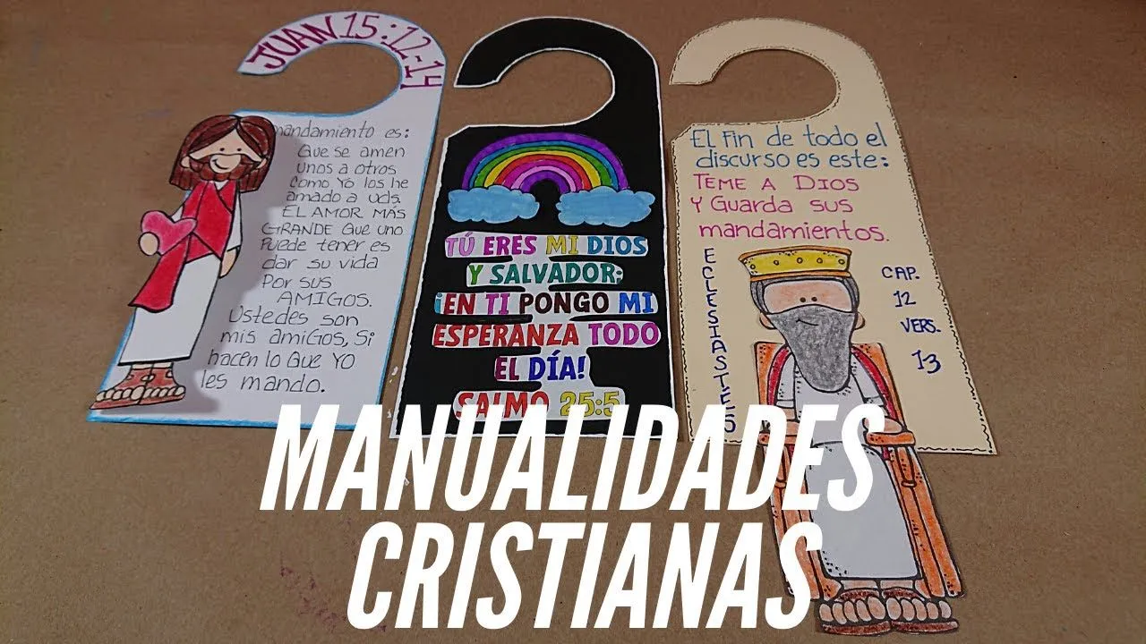 MANUALIDADES CRISTIANAS para enseñar - YouTube MANUALIDADES CRISTIANAS para enseñar - YouTube