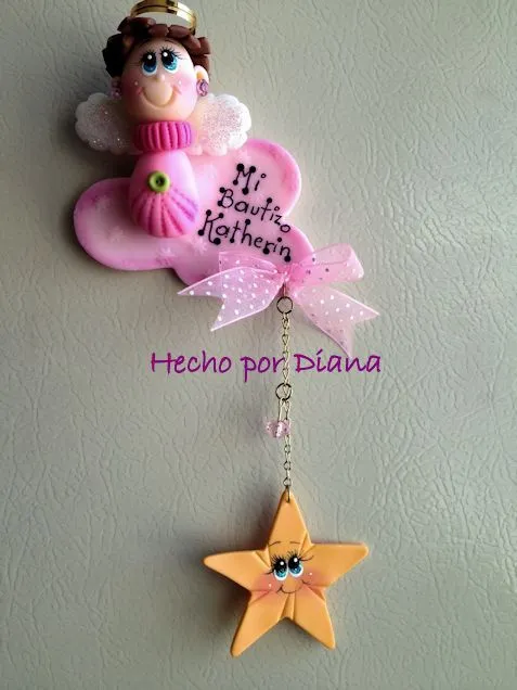 Manualidades Diana: ANGELITA EN NUBE PARA BAUTIZO.- Manualidades Diana: ANGELITA EN NUBE PARA BAUTIZO.-