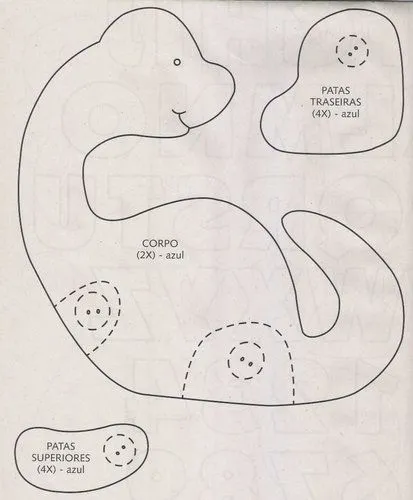 Moldes dinosaurios en foami - Imagui