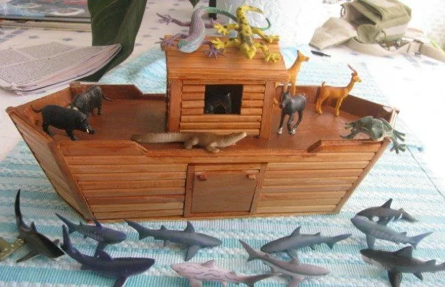 Manualidades divertidas: un arca de Noé