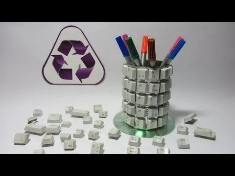 Cómo realizar un portalápices ecológico y Geek | Blog de Manualidades