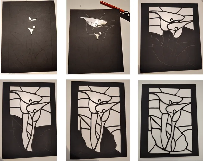 Manualidades: Como elaborar un falso vitral con papel / Crafts: How to make a false stained glass window with paper. — Hive Manualidades: Como elaborar un falso vitral con papel / Crafts: How to make a false stained glass window with paper. — Hive