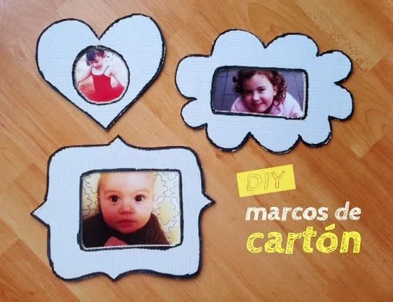 Manualidades: Cómo hacer marcos de cartón divertidos y originales Manualidades: Cómo hacer marcos de cartón divertidos y originales