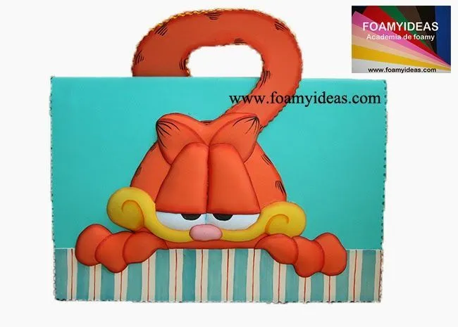 Manualidades escolares para decorar: porta carpeta | Foamy ... Manualidades escolares para decorar: porta carpeta | Foamy ...