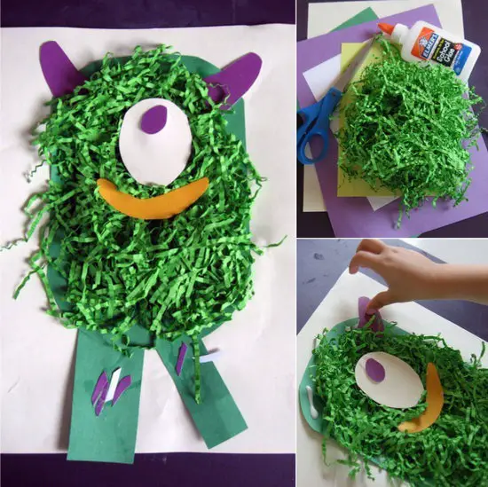 Manualidades escolares monstruo para Halloween - Manualidades ... Manualidades escolares monstruo para Halloween - Manualidades ...