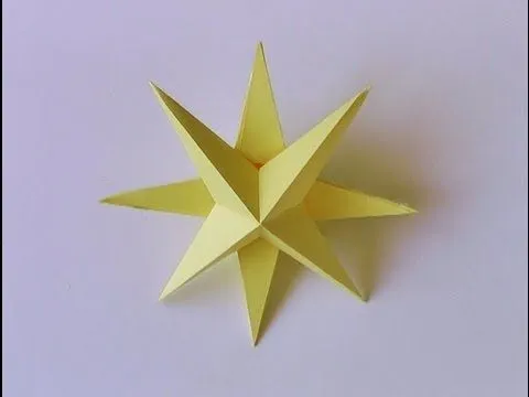 Manualidades - Estrella de navidad 3D - Manualidades para todos ...