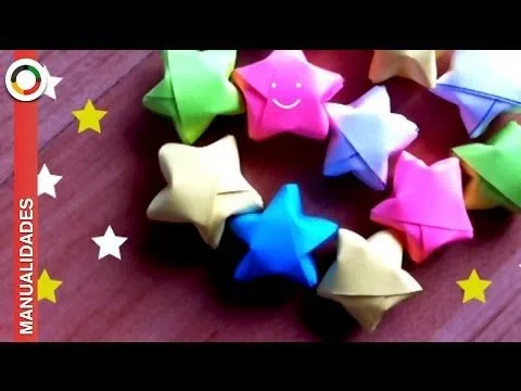 Manualidades: Cómo hacer estrellitas de papel infladas