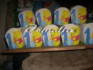 Manualidades en eva o foamy y algo más*: Dulcero Pooh baby Manualidades en eva o foamy y algo más*: Dulcero Pooh baby