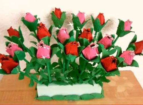 Video para hacer una Rosa de “Sant Jordi” hecha con articulos ...
