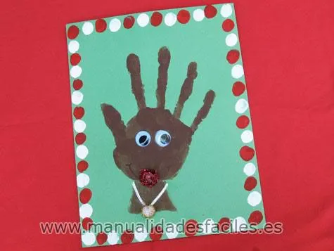 Tarjeta de navidad “Reno” | Manualidades faciles Tarjeta de navidad “Reno” | Manualidades faciles