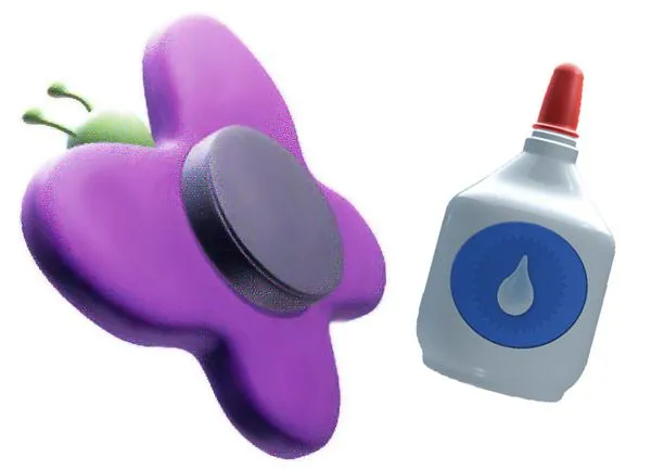 Manualidades fáciles para niños de muñecos de plastilina con iman Manualidades fáciles para niños de muñecos de plastilina con iman
