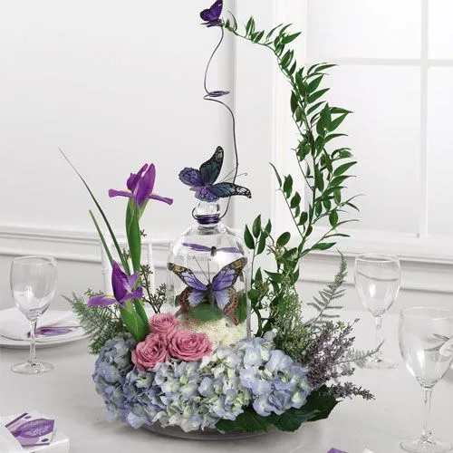 TodoManualidades » Centros de Mesa con Mariposas TodoManualidades » Centros de Mesa con Mariposas