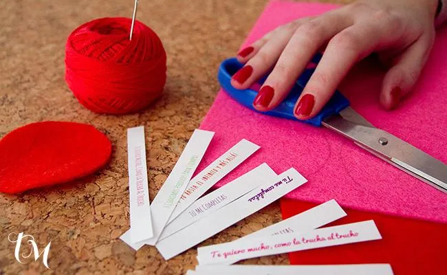 Manualidades con fieltro para San Valentín - Paperblog
