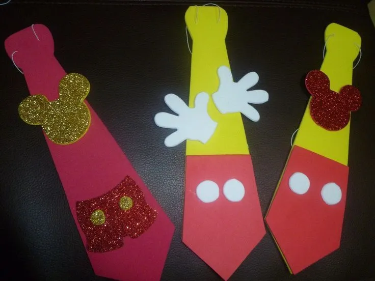Manualidades Para Fiestas De Mickey Mouse | corbatas de mickey ... Manualidades Para Fiestas De Mickey Mouse | corbatas de mickey ...