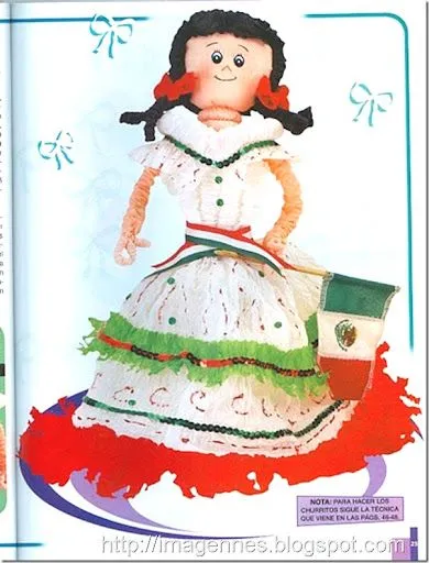 Manualidades fiestas patrias México en papel crepé | IDEAS DISFRAZ Manualidades fiestas patrias México en papel crepé | IDEAS DISFRAZ