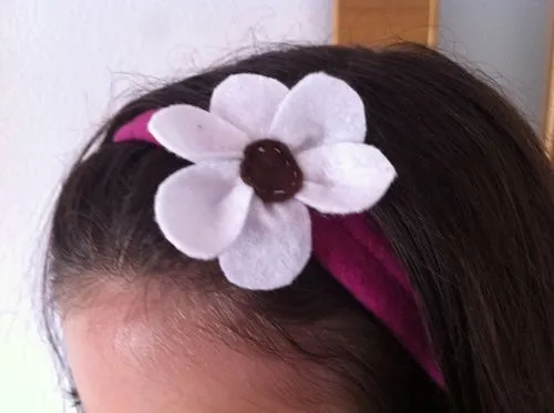 Manualidades: Flores de fieltro