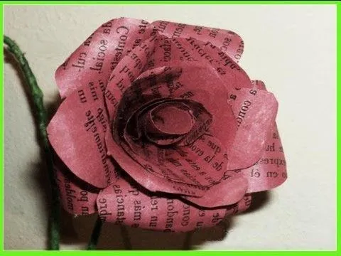 MANUALIDADES FLORES DE PAPEL RECICLADO por georgio - recycled ... MANUALIDADES FLORES DE PAPEL RECICLADO por georgio - recycled ...