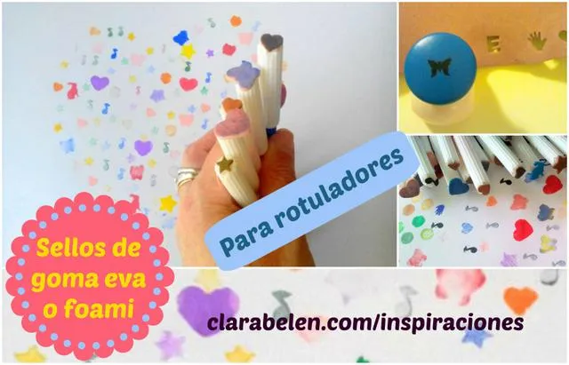 sellos de goma eva | Aprender manualidades es facilisimo. sellos de goma eva | Aprender manualidades es facilisimo.