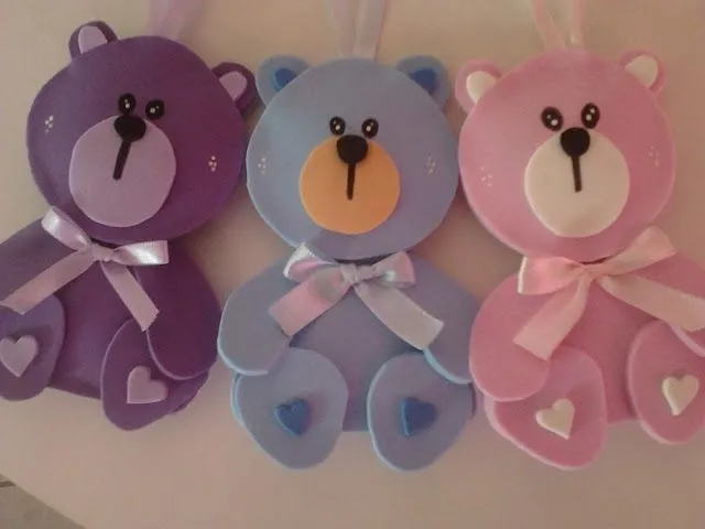 Ositos de goma eva para bebés | Muy sencillo Ositos de goma eva para bebés | Muy sencillo