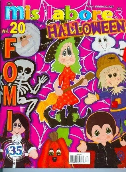 manualidades en foami para halloween | revista mis labores ... manualidades en foami para halloween | revista mis labores ...