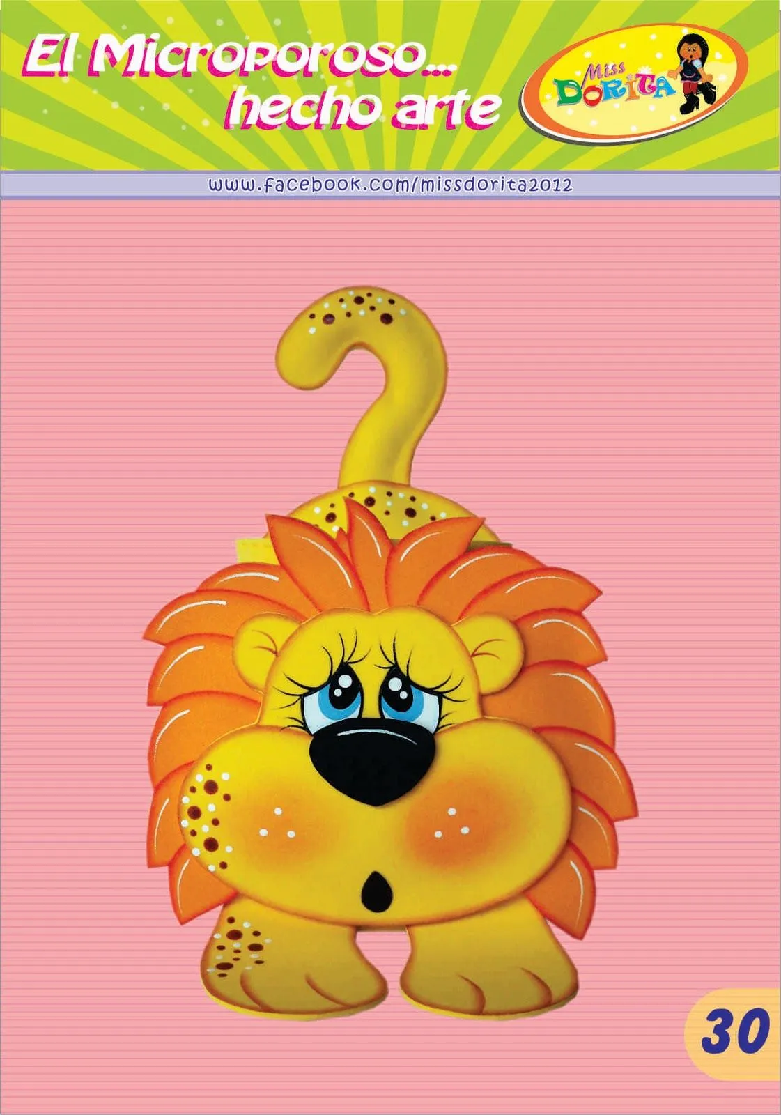 Manualidades en Foami Miss Dorita: Portalapices León 3 Manualidades en Foami Miss Dorita: Portalapices León 3